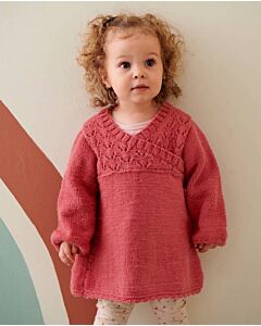 Phildar peuter jurkje breien van Partner 3,5 (217, m21)