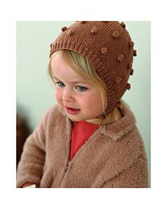 Phildar peuter muts met bolletjes breien van Phil Merinos 3.5 