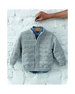 Phildar peuter vest met golfjes patroon breien van Phil Merinos 6 (193, m14)