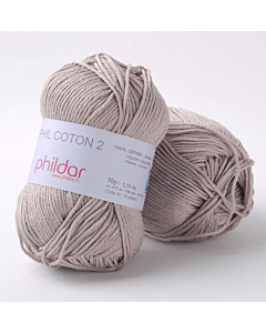 Phildar Phil Coton 2 kl.97 Taupe katoen