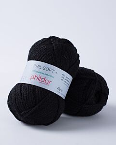 Phildar Phil Soft+ kl.noir
