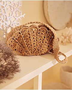 Phildar schelpen tas haken van Phil Raphia en Phil Starlight (M259,M5)