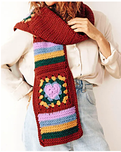 Phildar sjaal haken van Partner 6 (220, m14a)