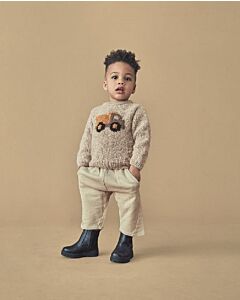 Phildar kindertrui breien met tractor van Phil Eden, douce en Partner 6