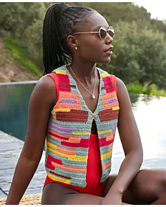 Phildar vest haken van Phil Coton 3 (227, m15)