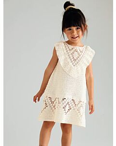 Phildar zomers meisjes jurkje haken van Phil Perle 5 (239, m7)