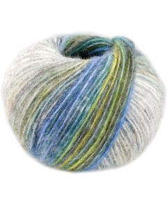 Lana Grossa Picasso kleur 2 (creme/groen/geel/blauw)