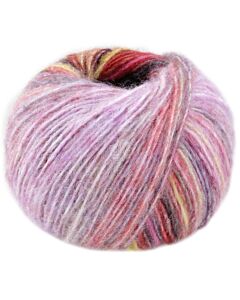 Lana Grossa Picasso kleur 9 (zwart/oranje/geel/paars/rood)