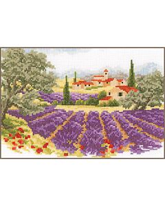Vervaco borduurpakket Lavendellandschap PN-0002165 telpatroon