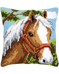 Vervaco kruissteek borduurkussen paard pn-0008624