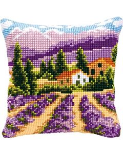 Borduurpakket Provence vervaco pn-0008637 kruissteekkussen voorbedrukt
