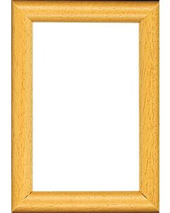 Hout lijstje voor een borduurpakket afm ca 8x12 cm