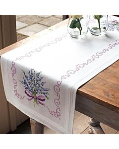 Vervaco borduurpakket voorbedrukte loper lavendel pn-0013257 borduren 