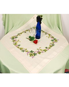 Vervaco tafelkleed wijnranken borduren PN-0013296 voorbedrukt  kruissteek