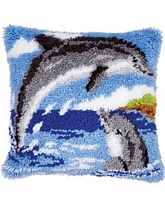 Knooppakket knoopkussen dolfijnen vervaco pn-0014130