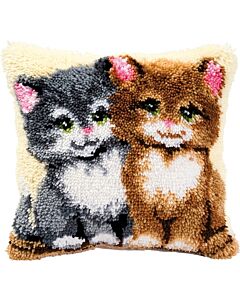 Knooppakket Knoopkussen twee poesjes vervaco pn-0014131