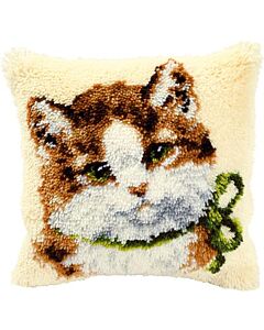 Knoopkussen  poesje van Vervaco om te knopen  pn-0014138