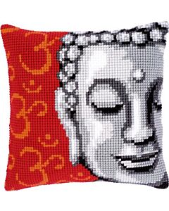 Borduurpakket kruissteekkussen boeddha Vervaco pn-0143700