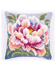 Vervaco voorbedrukt kruissteekkussen camellia pn-0144875 borduren