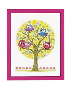 Borduurpakket taterende uiltje om te borduren pn-0146618