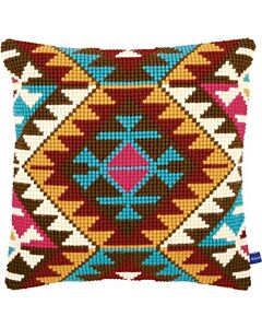 Borduurpakket borduurkussen kruissteek etnisch 1 van Vervaco pn-0146715