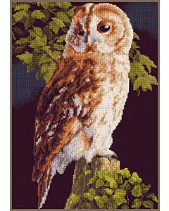 Borduurpakket uil van Lanarte pn-0146814
