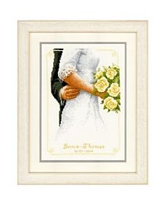 kruissteek  bruidsboeket met rozen telwerk vervaco pn 0149274