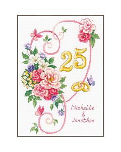 Borduurpakket trouwdag van Vervaco pn-0149385