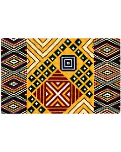  Kruissteek borduurpakket vloerkleed  etnisch motief 2 vervaco pn-01450463