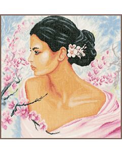 dame met bloesems van lanarte pn-0155690