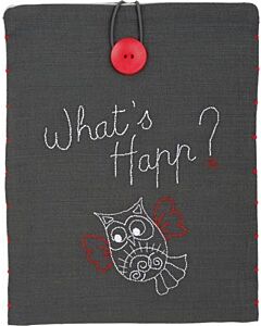  Borduurpakket voorbedrukte Tasje voor iPad What's Happ vervaco pn-0156719