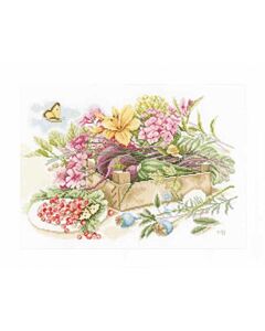 Borduurpakket Lanarte in de garden van  is ontworpen door Marjolein Bastin pn 0157493