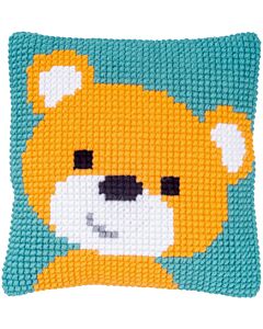 Kinder borduurpakket kussen beertje van Vervaco pn-0157508
