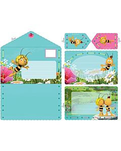 Vervaco borduurpakket Borduurkaarten set van 5 Maya: Uitnodiging Maya en Willy PN-0162164