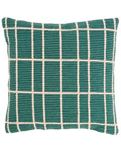 Borduurpakket Schuine spansteekkussen groen met telpatroon la maison victor pn-0163264