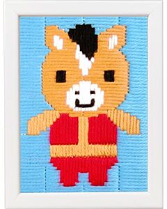 Borduurpakket spansteek Ezeltje voor kinderen Vervaco pn-0163444