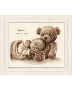 Vervaco borduurpakket geboortetegel zachte dromen borduren pn-0163786