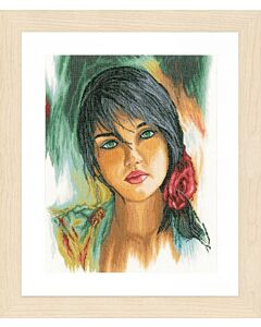 Lanarte borduurpakket Feelings pn-0164075 op kaaslinnen