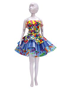Dress Your Doll Zelf Barbiekleren naaien Maggy candy  pn-0164624