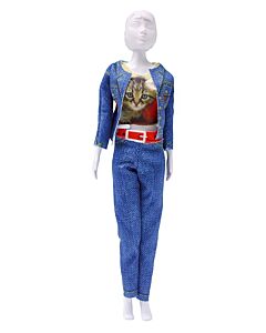 Dress Your Doll Zelf Barbiekleren Kitty cat pn-0164654