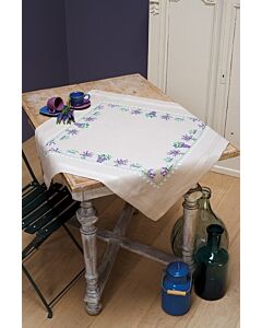 Borduurpakket voorbedrukt tafelkleedje Lavendel om te bordurenvan Vervaco pn-0165238