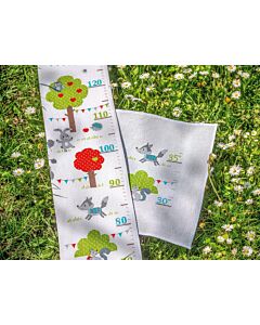 Vervaco groeimeter bosdieren borduren pn-0165442