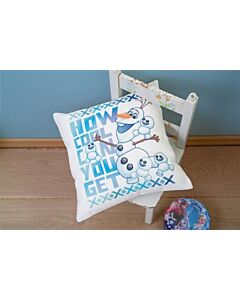 Borduurkussen  Olaf en friends Vervaco pn-0166253