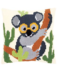 Vervaco borduurpakket kruissteekkussen Koala voorbedrukt borduren PN-0167486