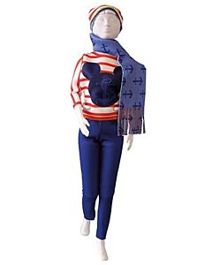 Dress Your Doll Zelf Barbiekleren naaien Disney Kathy Navy