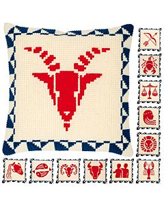 Borduurpakket kruissteekkussen astrologie met telpatroon Vervaco pn-0169792