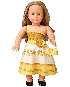 DressYourDoll Zelf poppenkleren naaien Nataly Gold