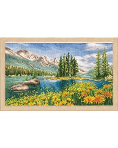Vervaco borduurpakket berglandschap borduren PN-0174811