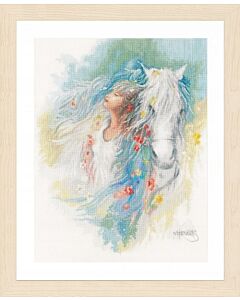 Lanarte borduurpakket "Thoughts" op linnen PN-0178401