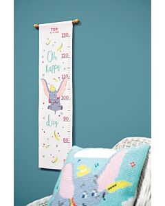 Borduurpakket groeimeter Disney Dumbo Oh happy day van Vervaco PN-0178436